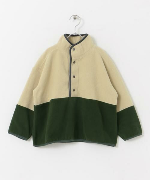 URBAN RESEARCH DOORS / アーバンリサーチ ドアーズ トップス | 『洗濯可』フリースバイカラープルオーバー(KIDS) | 詳細6