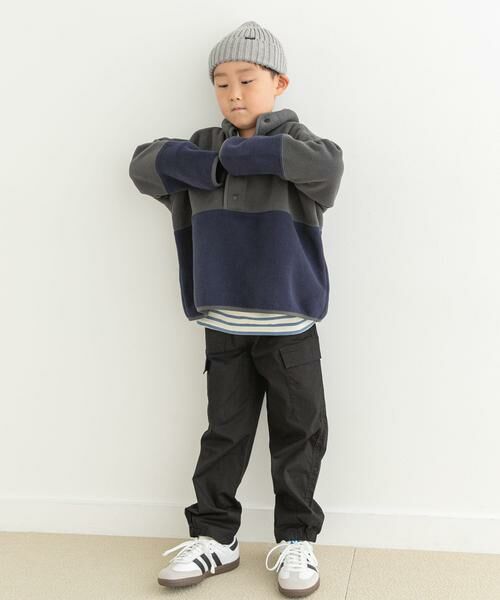 URBAN RESEARCH DOORS / アーバンリサーチ ドアーズ トップス | 『洗濯可』フリースバイカラープルオーバー(KIDS) | 詳細13