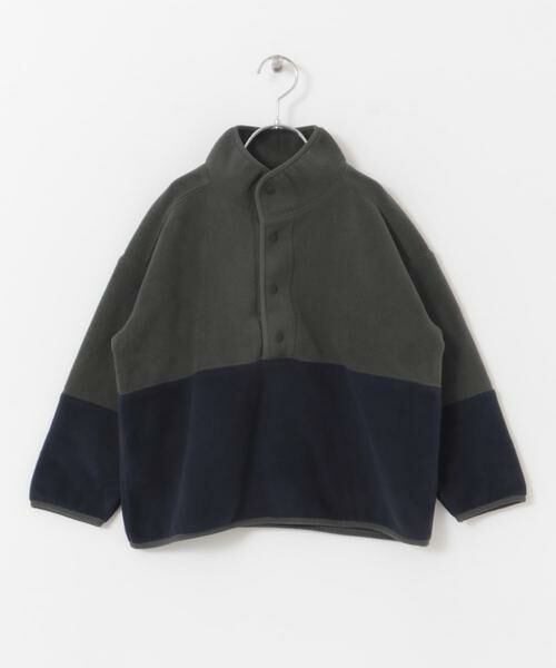 URBAN RESEARCH DOORS / アーバンリサーチ ドアーズ トップス | 『洗濯可』フリースバイカラープルオーバー(KIDS) | 詳細15