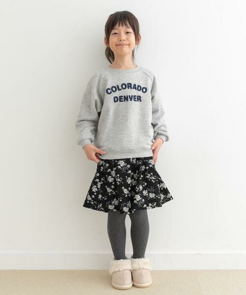 URBAN RESEARCH DOORS / アーバンリサーチ ドアーズ トップス | 『親子リンク』パイル刺繍ロゴスウェット(KIDS) | 詳細19