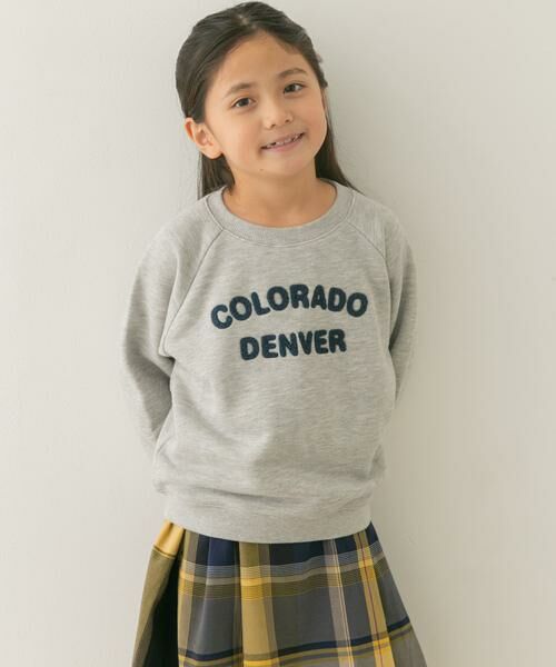 URBAN RESEARCH DOORS / アーバンリサーチ ドアーズ トップス | 『親子リンク』パイル刺繍ロゴスウェット(KIDS) | 詳細11