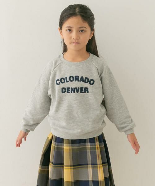 URBAN RESEARCH DOORS / アーバンリサーチ ドアーズ トップス | 『親子リンク』パイル刺繍ロゴスウェット(KIDS) | 詳細12