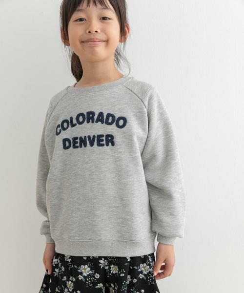 URBAN RESEARCH DOORS / アーバンリサーチ ドアーズ トップス | 『親子リンク』パイル刺繍ロゴスウェット(KIDS) | 詳細16