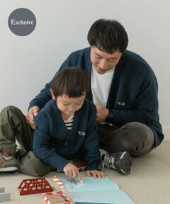 URBAN RESEARCH DOORS / アーバンリサーチ ドアーズ ニット・セーター | 『親子リンク』『別注』PENNEYS×DOORS　THE FOX Vネックカーディガン(KIDS)