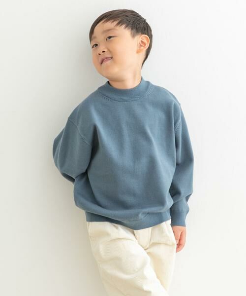 URBAN RESEARCH DOORS / アーバンリサーチ ドアーズ ニット・セーター | 『親子リンク』『UR TECH 200日ニット』プルオーバー(KIDS) | 詳細1