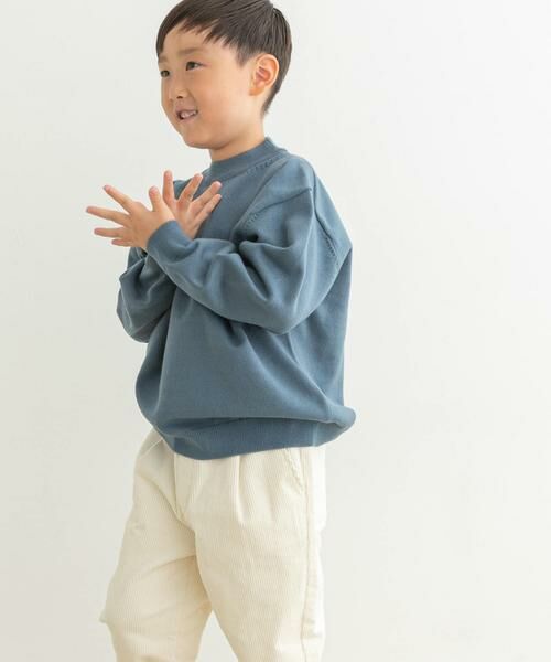 URBAN RESEARCH DOORS / アーバンリサーチ ドアーズ ニット・セーター | 『親子リンク』『UR TECH 200日ニット』プルオーバー(KIDS) | 詳細2