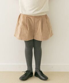 URBAN RESEARCH DOORS / アーバンリサーチ ドアーズ パンツ | 『WEB/一部店舗限定サイズ』コーデュロイWタックキュロット(KIDS)