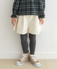 URBAN RESEARCH DOORS / アーバンリサーチ ドアーズ パンツ | 『WEB/一部店舗限定サイズ』コーデュロイWタックキュロット(KIDS)