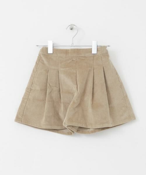 URBAN RESEARCH DOORS / アーバンリサーチ ドアーズ パンツ | 『WEB/一部店舗限定サイズ』コーデュロイWタックキュロット(KIDS) | 詳細8