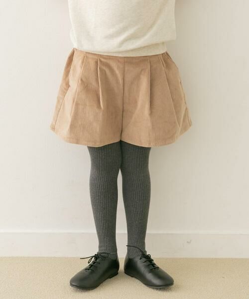 URBAN RESEARCH DOORS/アーバンリサーチ ドアーズ 『WEB/一部店舗限定サイズ』コーデュロイWタックキュロット(KIDS) ブラウン系その他 105 URBAN RESEARCH DOORS/アーバンリサーチ ドアーズ 『WEB/一部店舗限定サイズ』コーデュロイWタックキュロット(KIDS) ブラウン系その他 105
