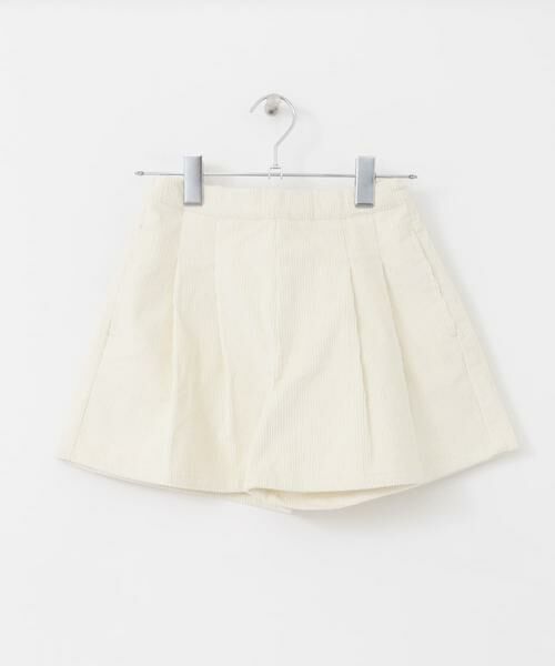 URBAN RESEARCH DOORS / アーバンリサーチ ドアーズ パンツ | 『WEB/一部店舗限定サイズ』コーデュロイWタックキュロット(KIDS) | 詳細25