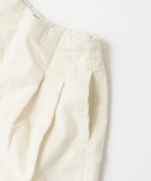 URBAN RESEARCH DOORS / アーバンリサーチ ドアーズ パンツ | 『WEB/一部店舗限定サイズ』コーデュロイWタックキュロット(KIDS) | 詳細26