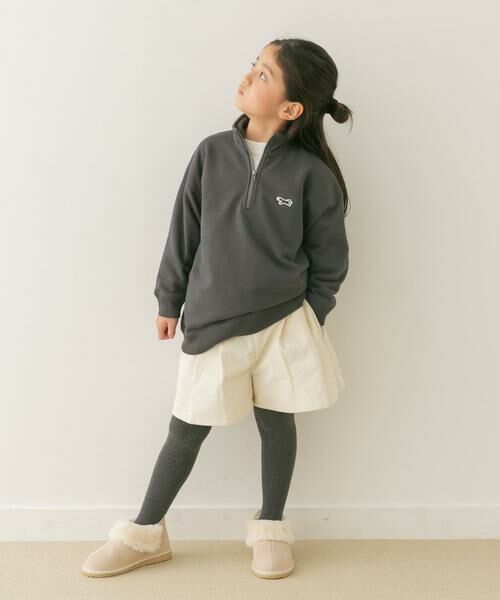 URBAN RESEARCH DOORS / アーバンリサーチ ドアーズ パンツ | 『WEB/一部店舗限定サイズ』コーデュロイWタックキュロット(KIDS) | 詳細18