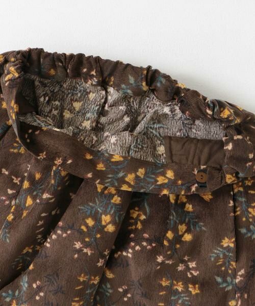 URBAN RESEARCH DOORS / アーバンリサーチ ドアーズ パンツ | 花柄コーデュロイフレアキュロット(KIDS) | 詳細10