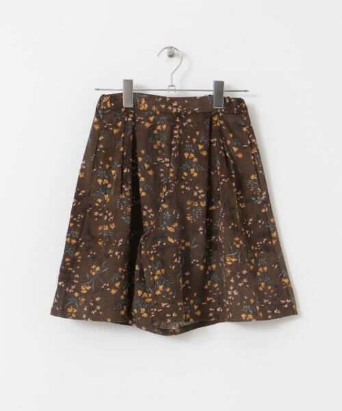 URBAN RESEARCH DOORS / アーバンリサーチ ドアーズ パンツ | 花柄コーデュロイフレアキュロット(KIDS) | 詳細9