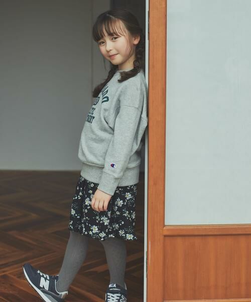 URBAN RESEARCH DOORS / アーバンリサーチ ドアーズ パンツ | 花柄コーデュロイフレアキュロット(KIDS) | 詳細15