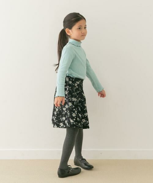 URBAN RESEARCH DOORS / アーバンリサーチ ドアーズ パンツ | 花柄コーデュロイフレアキュロット(KIDS) | 詳細20