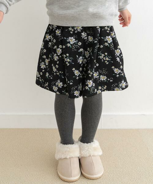 URBAN RESEARCH DOORS / アーバンリサーチ ドアーズ パンツ | 花柄コーデュロイフレアキュロット(KIDS) | 詳細21