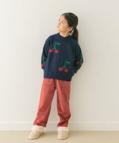 URBAN RESEARCH DOORS / アーバンリサーチ ドアーズ パンツ | 『WEB/一部店舗限定サイズ』ベロアイージーパンツ(KIDS)