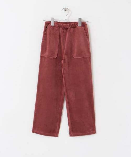 URBAN RESEARCH DOORS / アーバンリサーチ ドアーズ パンツ | 『WEB/一部店舗限定サイズ』ベロアイージーパンツ(KIDS) | 詳細8