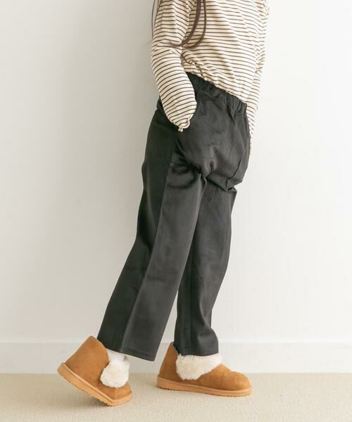 URBAN RESEARCH DOORS / アーバンリサーチ ドアーズ パンツ | 『WEB/一部店舗限定サイズ』ベロアイージーパンツ(KIDS) | 詳細14