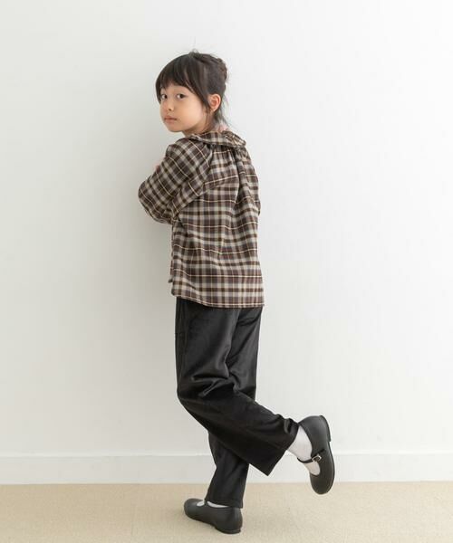 URBAN RESEARCH DOORS / アーバンリサーチ ドアーズ パンツ | 『WEB/一部店舗限定サイズ』ベロアイージーパンツ(KIDS) | 詳細28