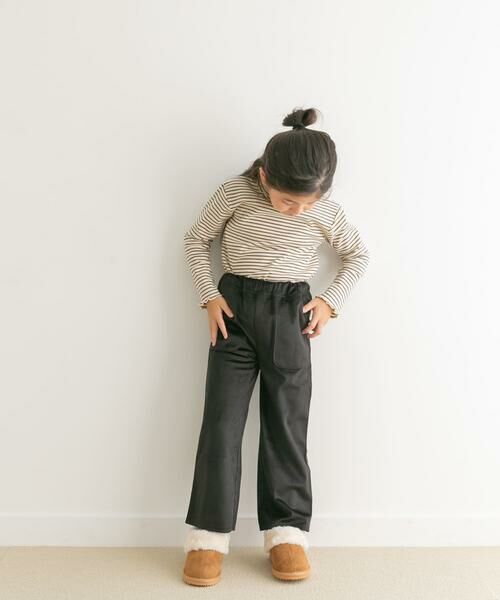 URBAN RESEARCH DOORS / アーバンリサーチ ドアーズ パンツ | 『WEB/一部店舗限定サイズ』ベロアイージーパンツ(KIDS) | 詳細16