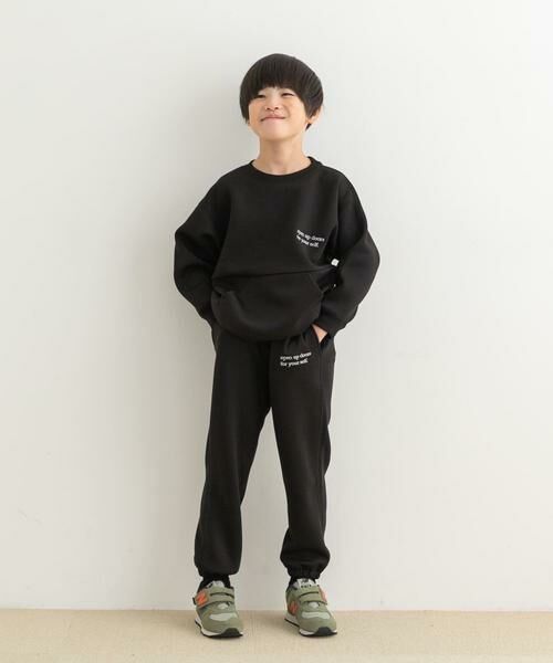 URBAN RESEARCH DOORS / アーバンリサーチ ドアーズ パンツ | 『セットアップ対応』ダンボールニットスウェットパンツ(KIDS) | 詳細4