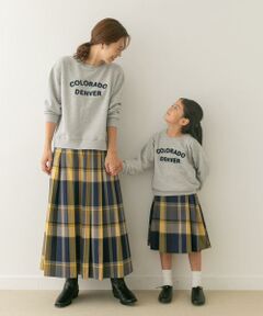 URBAN RESEARCH DOORS / アーバンリサーチ ドアーズ パンツ | 『親子リンク』カラーチェックスカート(KIDS)