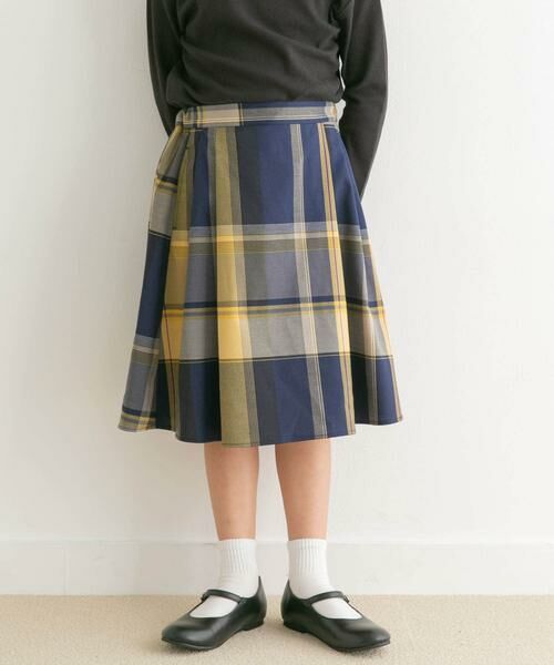 URBAN RESEARCH DOORS / アーバンリサーチ ドアーズ パンツ | 『親子リンク』カラーチェックスカート(KIDS) | 詳細4