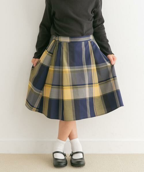URBAN RESEARCH DOORS / アーバンリサーチ ドアーズ パンツ | 『親子リンク』カラーチェックスカート(KIDS) | 詳細5