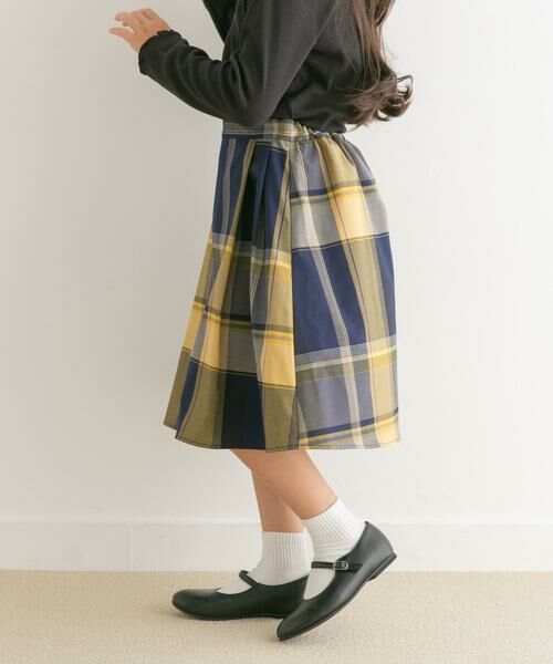 URBAN RESEARCH DOORS / アーバンリサーチ ドアーズ パンツ | 『親子リンク』カラーチェックスカート(KIDS) | 詳細7