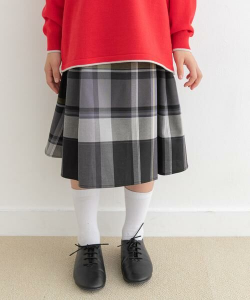 URBAN RESEARCH DOORS / アーバンリサーチ ドアーズ パンツ | 『親子リンク』カラーチェックスカート(KIDS) | 詳細27