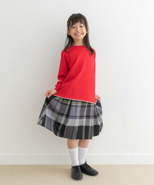 URBAN RESEARCH DOORS / アーバンリサーチ ドアーズ パンツ | 『親子リンク』カラーチェックスカート(KIDS) | 詳細29