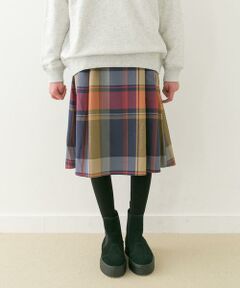 URBAN RESEARCH DOORS / アーバンリサーチ ドアーズ パンツ | 『親子リンク』カラーチェックスカート(KIDS)