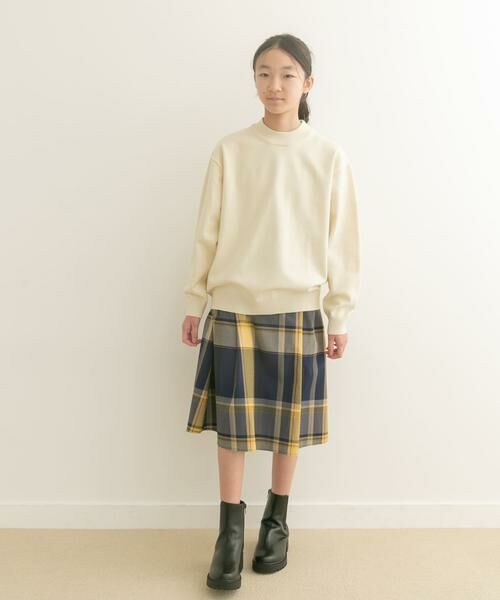 URBAN RESEARCH DOORS / アーバンリサーチ ドアーズ パンツ | 『親子リンク』カラーチェックスカート(KIDS) | 詳細3