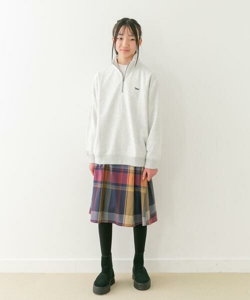 URBAN RESEARCH DOORS / アーバンリサーチ ドアーズ パンツ | 『親子リンク』カラーチェックスカート(KIDS) | 詳細7