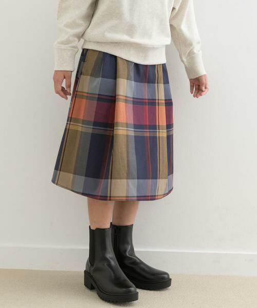 URBAN RESEARCH DOORS / アーバンリサーチ ドアーズ パンツ | 『親子リンク』カラーチェックスカート(KIDS) | 詳細12