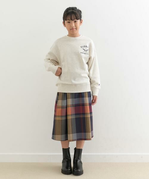 URBAN RESEARCH DOORS / アーバンリサーチ ドアーズ パンツ | 『親子リンク』カラーチェックスカート(KIDS) | 詳細13