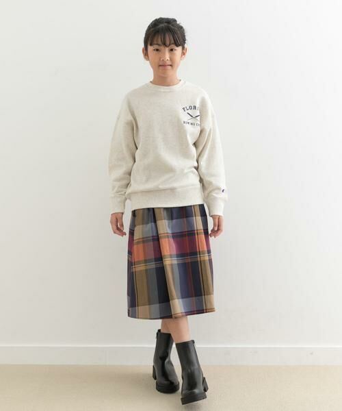 URBAN RESEARCH DOORS / アーバンリサーチ ドアーズ パンツ | 『親子リンク』カラーチェックスカート(KIDS) | 詳細14