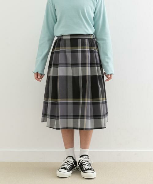URBAN RESEARCH DOORS / アーバンリサーチ ドアーズ パンツ | 『親子リンク』カラーチェックスカート(KIDS) | 詳細24