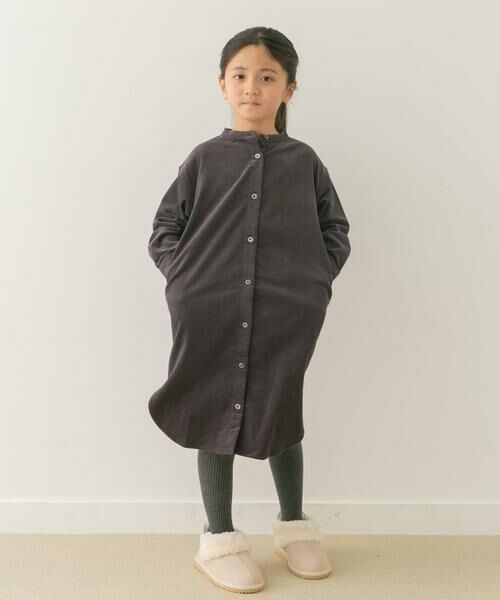 URBAN RESEARCH DOORS / アーバンリサーチ ドアーズ ワンピース | 『親子リンク』『UR TECH』コーデュロイシャツワンピース(KIDS) | 詳細7