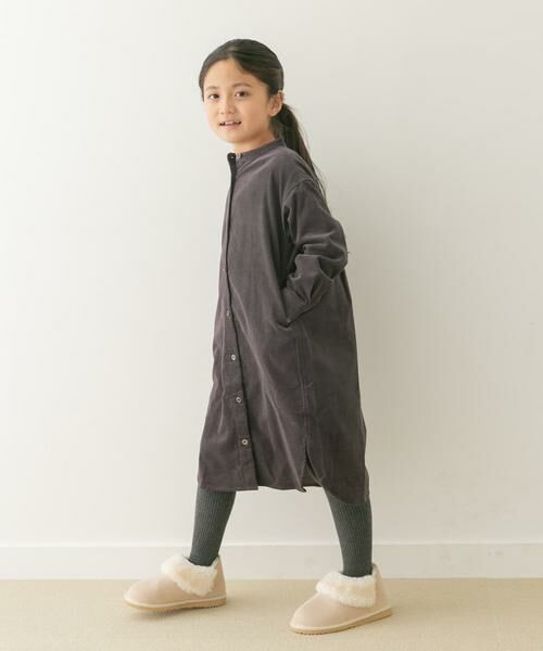 URBAN RESEARCH DOORS / アーバンリサーチ ドアーズ ワンピース | 『親子リンク』『UR TECH』コーデュロイシャツワンピース(KIDS) | 詳細8