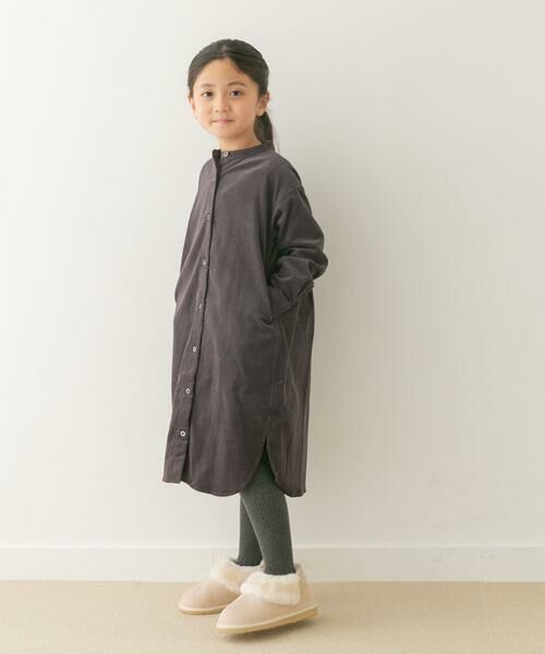 URBAN RESEARCH DOORS / アーバンリサーチ ドアーズ ワンピース | 『親子リンク』『UR TECH』コーデュロイシャツワンピース(KIDS) | 詳細9