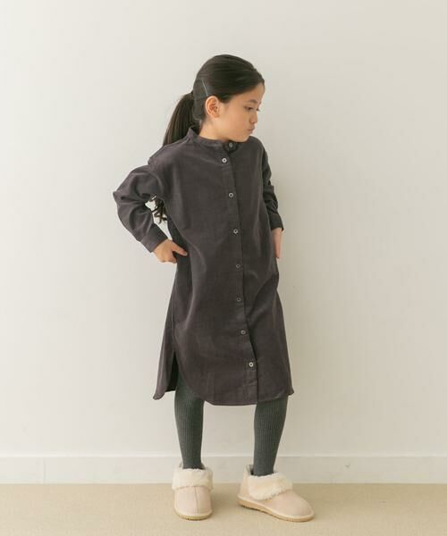 URBAN RESEARCH DOORS / アーバンリサーチ ドアーズ ワンピース | 『親子リンク』『UR TECH』コーデュロイシャツワンピース(KIDS) | 詳細10