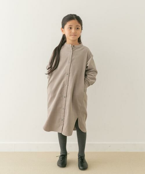 URBAN RESEARCH DOORS / アーバンリサーチ ドアーズ ワンピース | 『親子リンク』『UR TECH』コーデュロイシャツワンピース(KIDS) | 詳細20