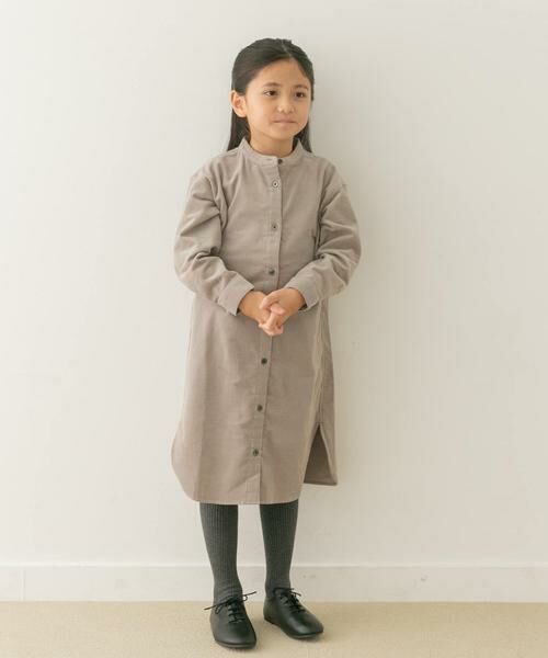 URBAN RESEARCH DOORS / アーバンリサーチ ドアーズ ワンピース | 『親子リンク』『UR TECH』コーデュロイシャツワンピース(KIDS) | 詳細23