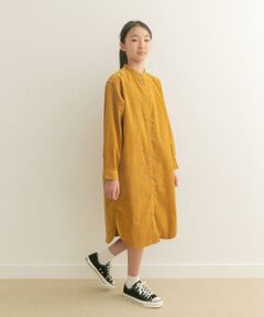URBAN RESEARCH DOORS / アーバンリサーチ ドアーズ ワンピース | 『親子リンク』『WEB/一部店舗限定』『UR TECH』コーデュロイシャツワンピース(KIDS)