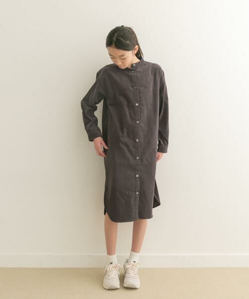 URBAN RESEARCH DOORS / アーバンリサーチ ドアーズ ワンピース | 『親子リンク』『WEB/一部店舗限定』『UR TECH』コーデュロイシャツワンピース(KIDS) | 詳細11