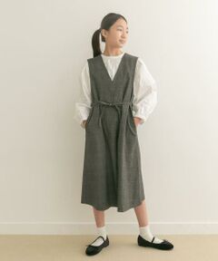 URBAN RESEARCH DOORS / アーバンリサーチ ドアーズ ワンピース | 『親子リンク』『WEB/一部店舗限定』『UR TECH』ツイルジャンパースカート(KIDS)